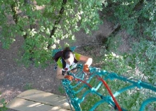  Escalada en las cuerdas 
